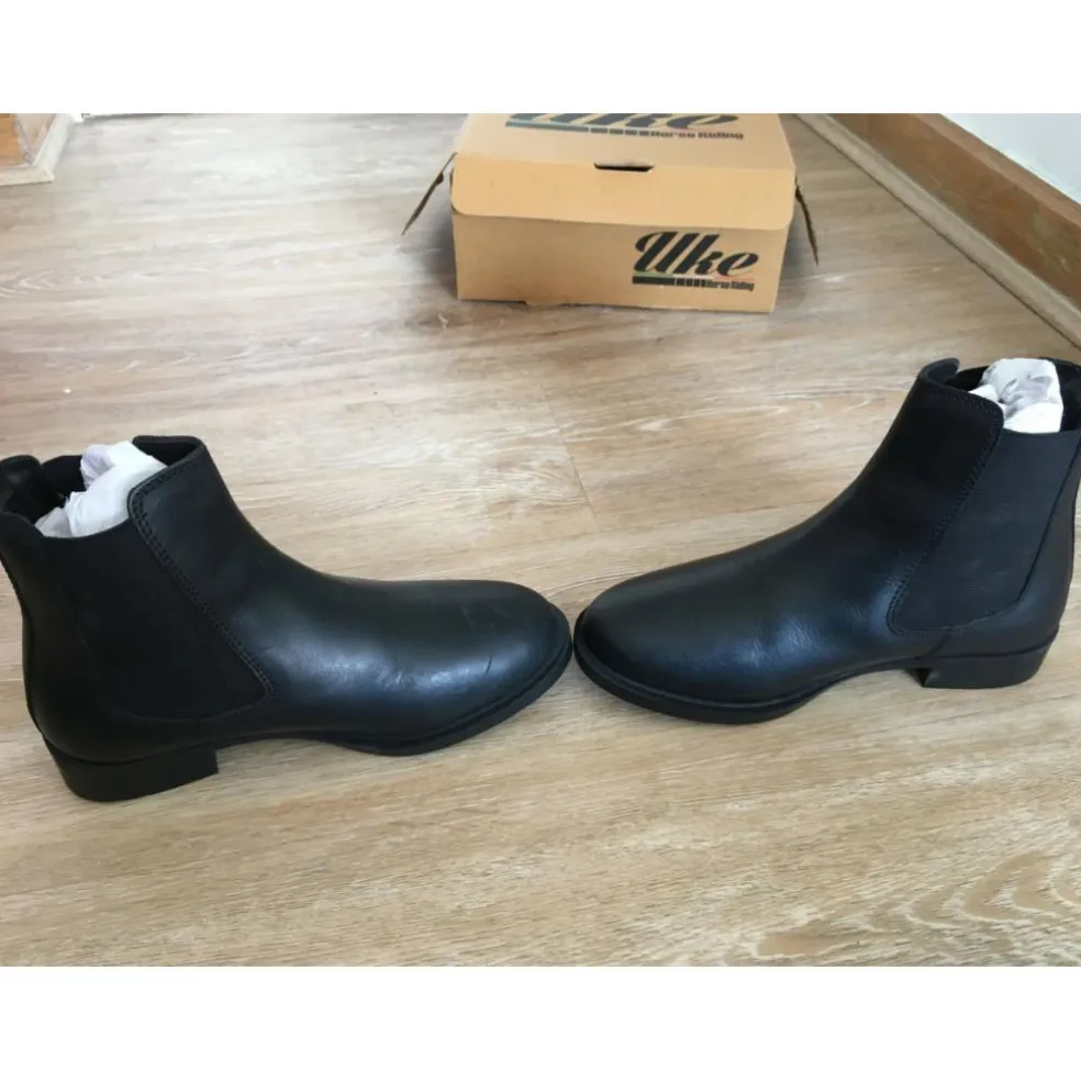 Boots doublées en cuir uke