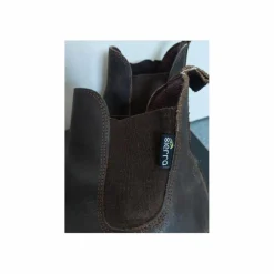 Boots d'équitation en cuir marron