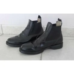 Boots en cuir.