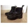 Boots equithème zip cuir enfants