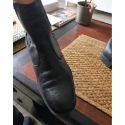 Boots noir en cuir neuve
