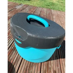 Boîte matériel cavalier bleue