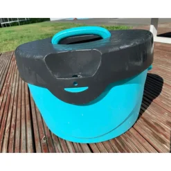 Boîte matériel cavalier bleue