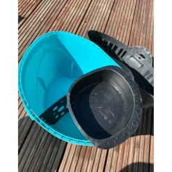 Boîte matériel cavalier bleue