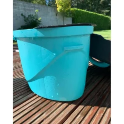 Boîte matériel cavalier bleue