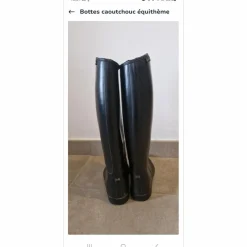 Bottes caoutchouc équithème