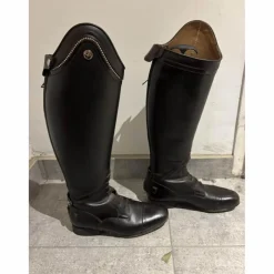 bottes céleris marron strass