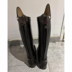 bottes céleris marron strass