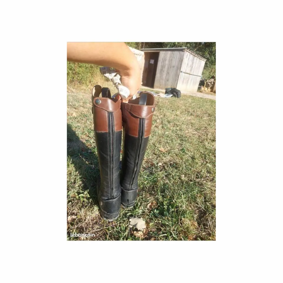 Bottes cuir italien Busato