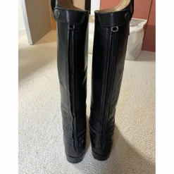 Bottes cuir noir