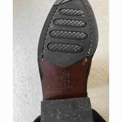 Bottes cuir noir