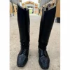 Bottes cuir noires
