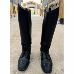 Bottes cuir noires