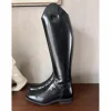 Bottes de dressage cuir noir neuves