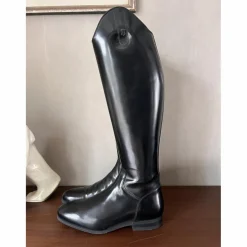 Bottes de dressage cuir noir neuves