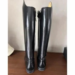 Bottes de dressage cuir noir neuves