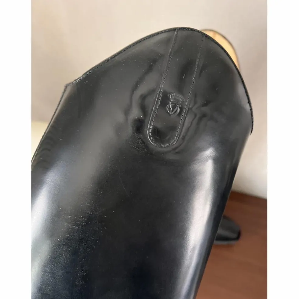 Bottes de dressage cuir noir neuves