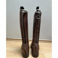 Bottes d’équitation cuir brun Tricolore taille 36