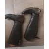 bottes d’équitation EGO7 en cuir noir, taille 41 XL/O