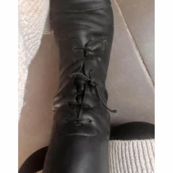 bottes d’équitation EGO7 en cuir noir, taille 41 XL/O
