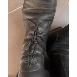 bottes d’équitation EGO7 en cuir noir, taille 41 XL/O