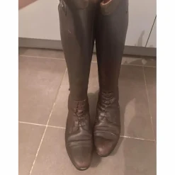 Bottes d’équitation en cuir marron – Taille 42L/0