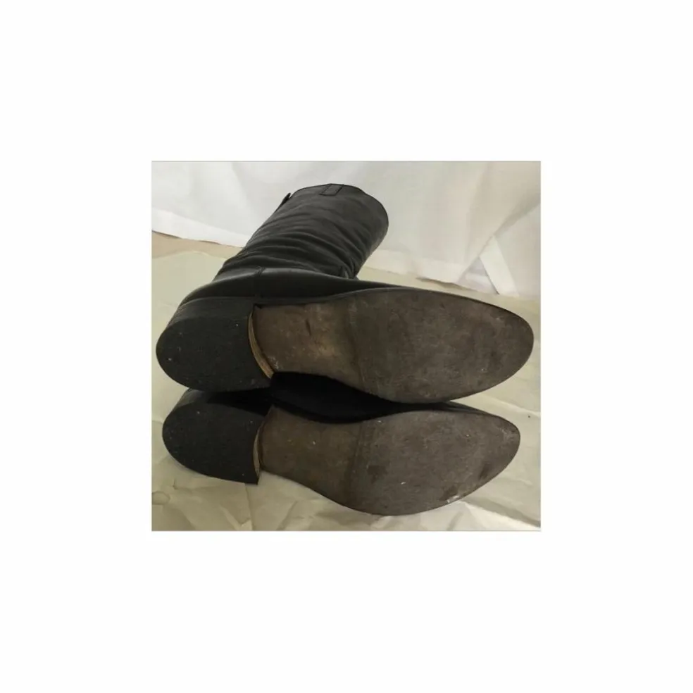 Bottes d’équitation en cuir noir T 40