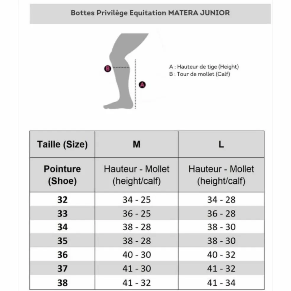 Bottes d’équitation enfant