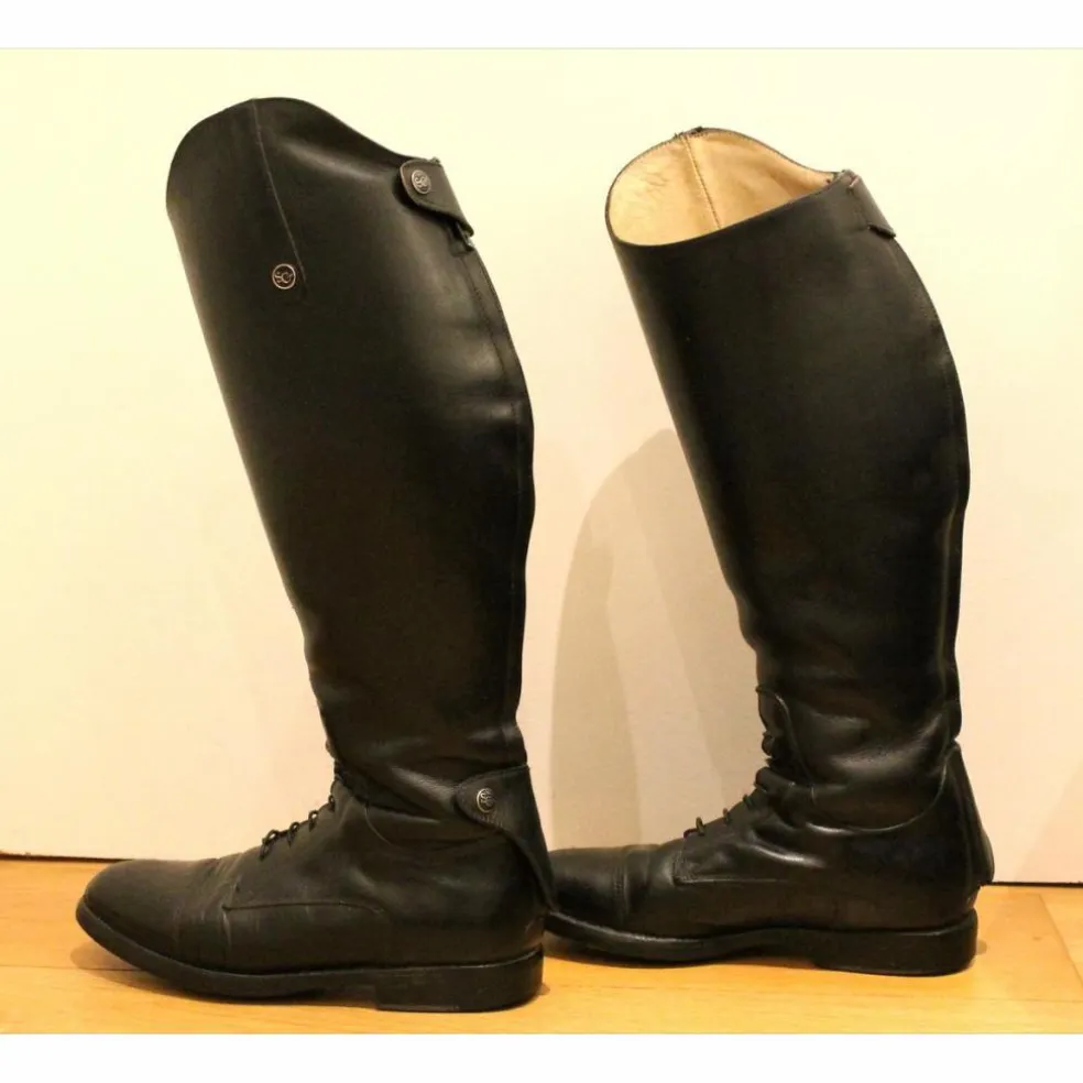 Bottes d'équitation Soubirac - CENTAURE bout rond cousu GY Noir