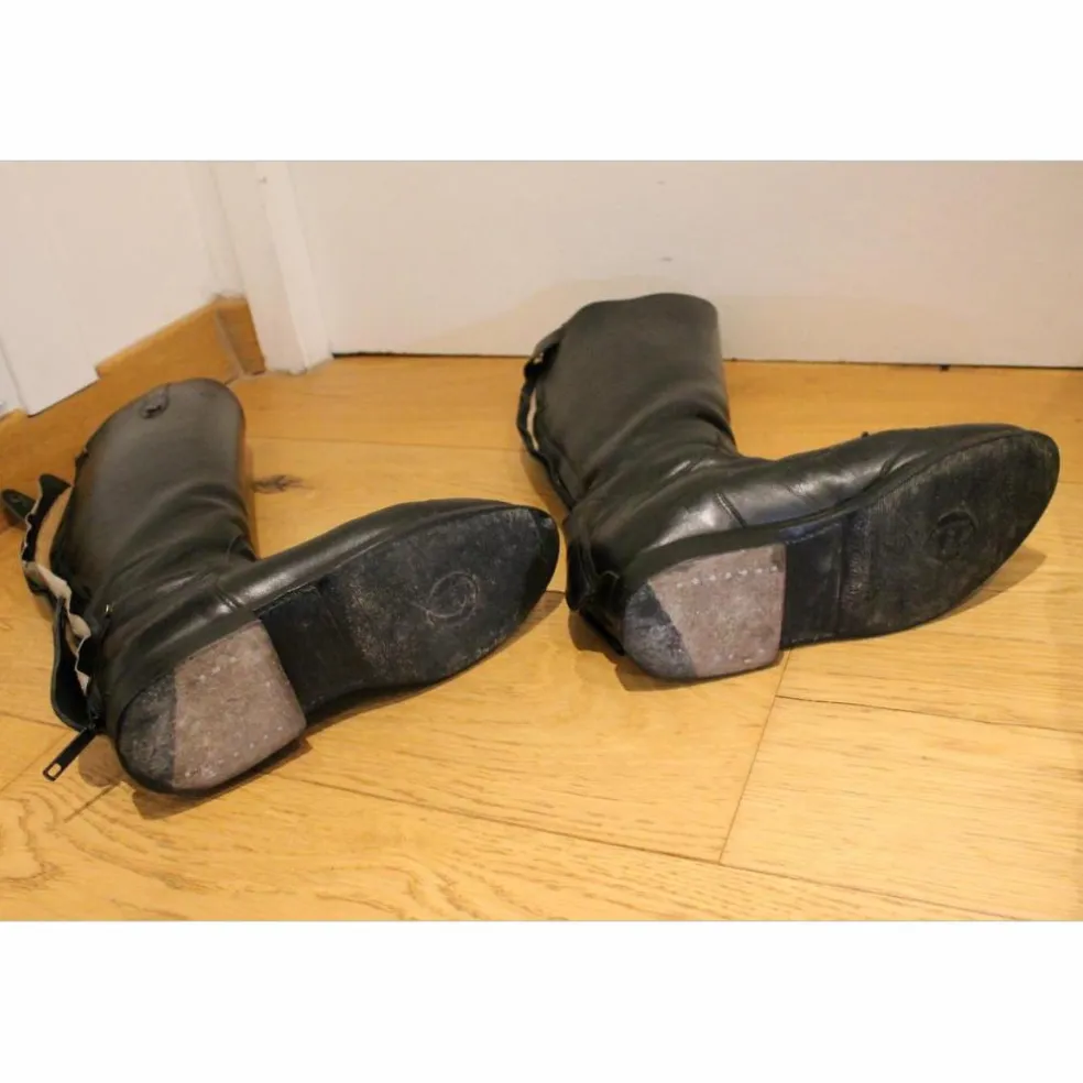 Bottes d'équitation Soubirac - CENTAURE bout rond cousu GY Noir