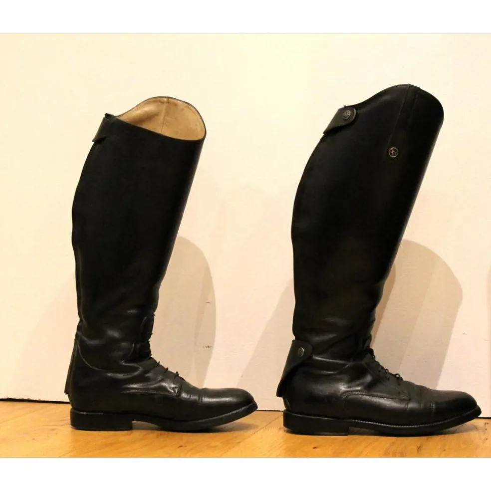 Bottes d'équitation Soubirac - CENTAURE bout rond cousu GY Noir