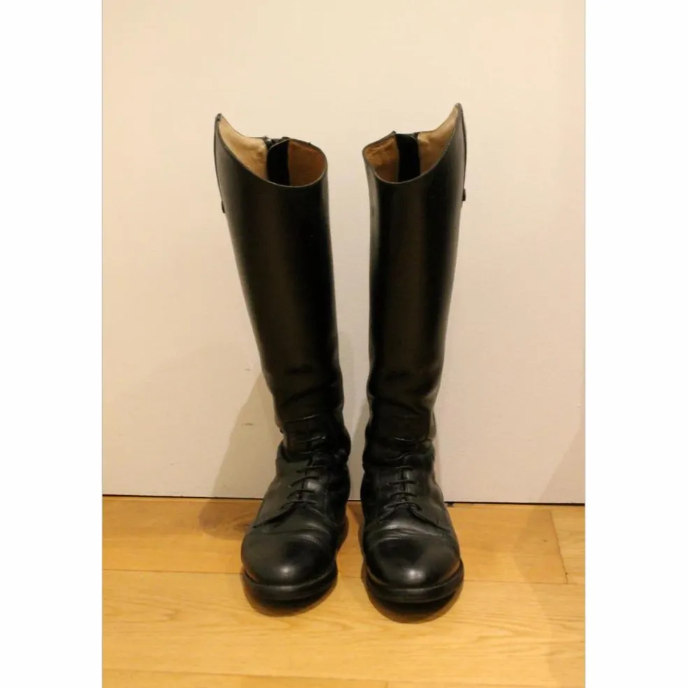Bottes d'équitation Soubirac - CENTAURE bout rond cousu GY Noir