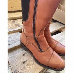 Bottes d’équitation valverde marron cognac