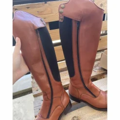 Bottes d’équitation valverde marron cognac