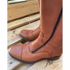 Bottes d’équitation valverde marron cognac