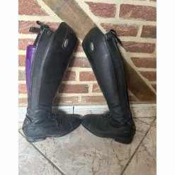 Bottes en cuir deniroo tricolore