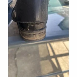 Bottes en cuir noir