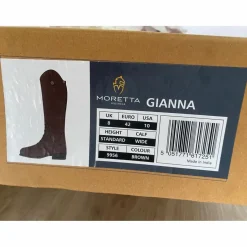 Bottes Gianna Moretta cuir brun