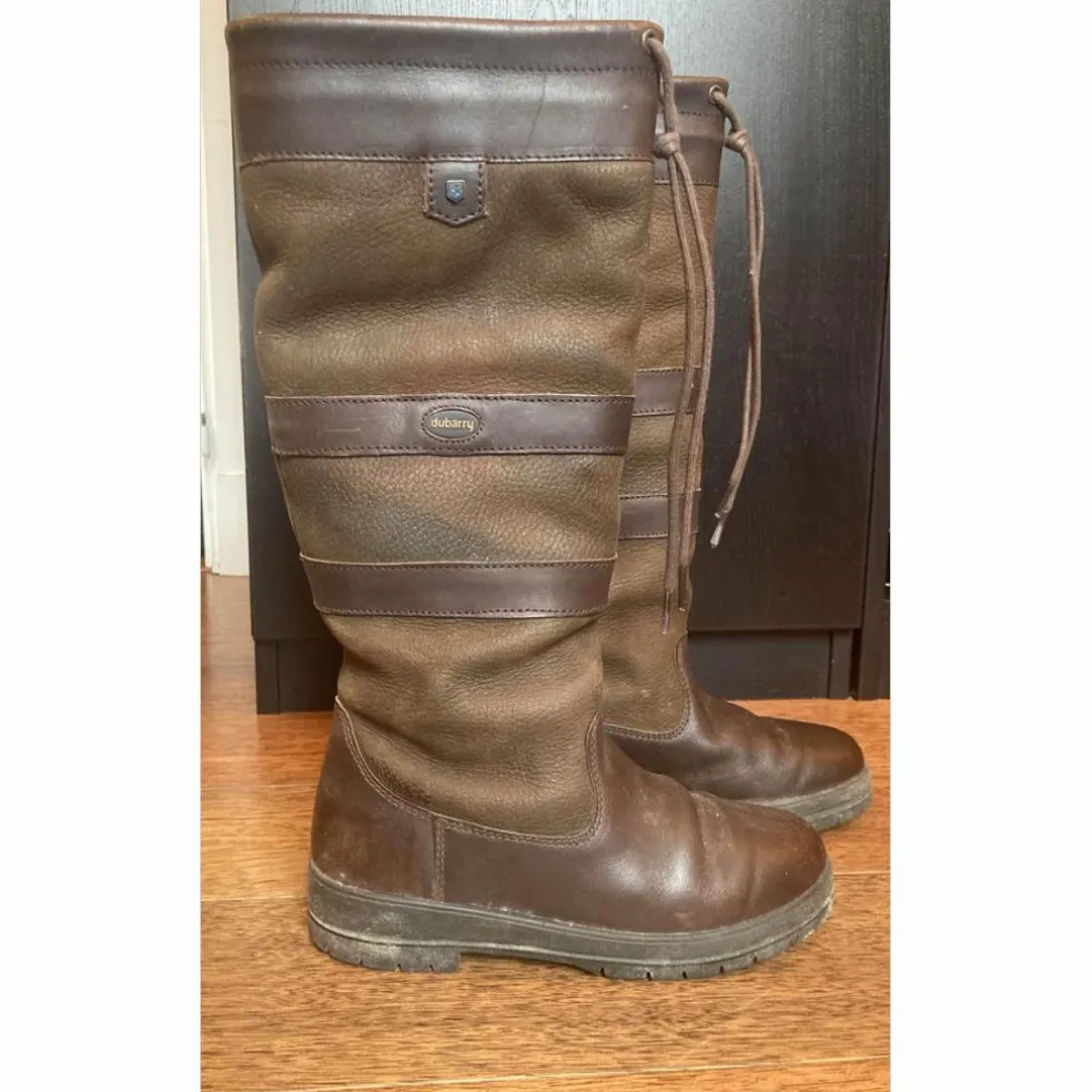 bottes hautes en cuir Dubarry