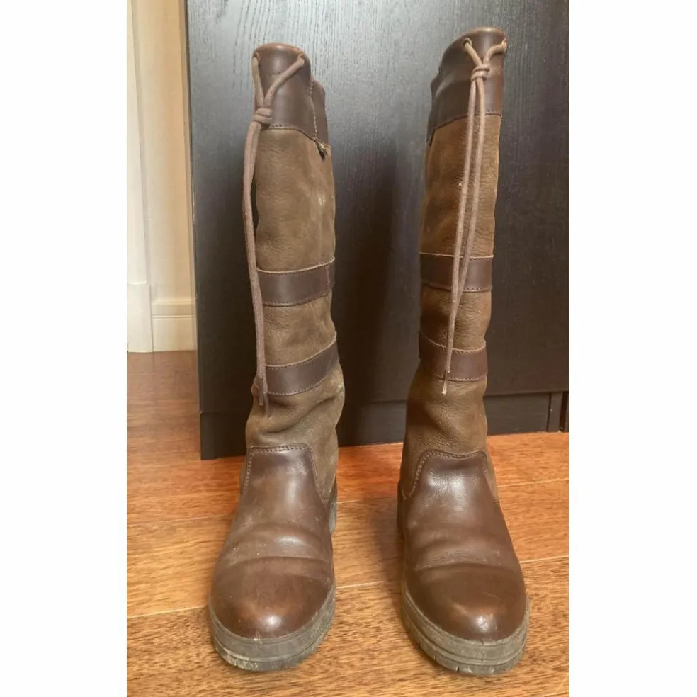 bottes hautes en cuir Dubarry