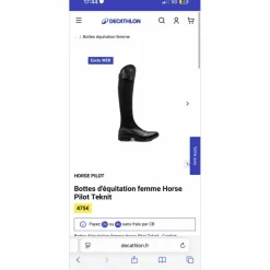 Bottes horse pilot