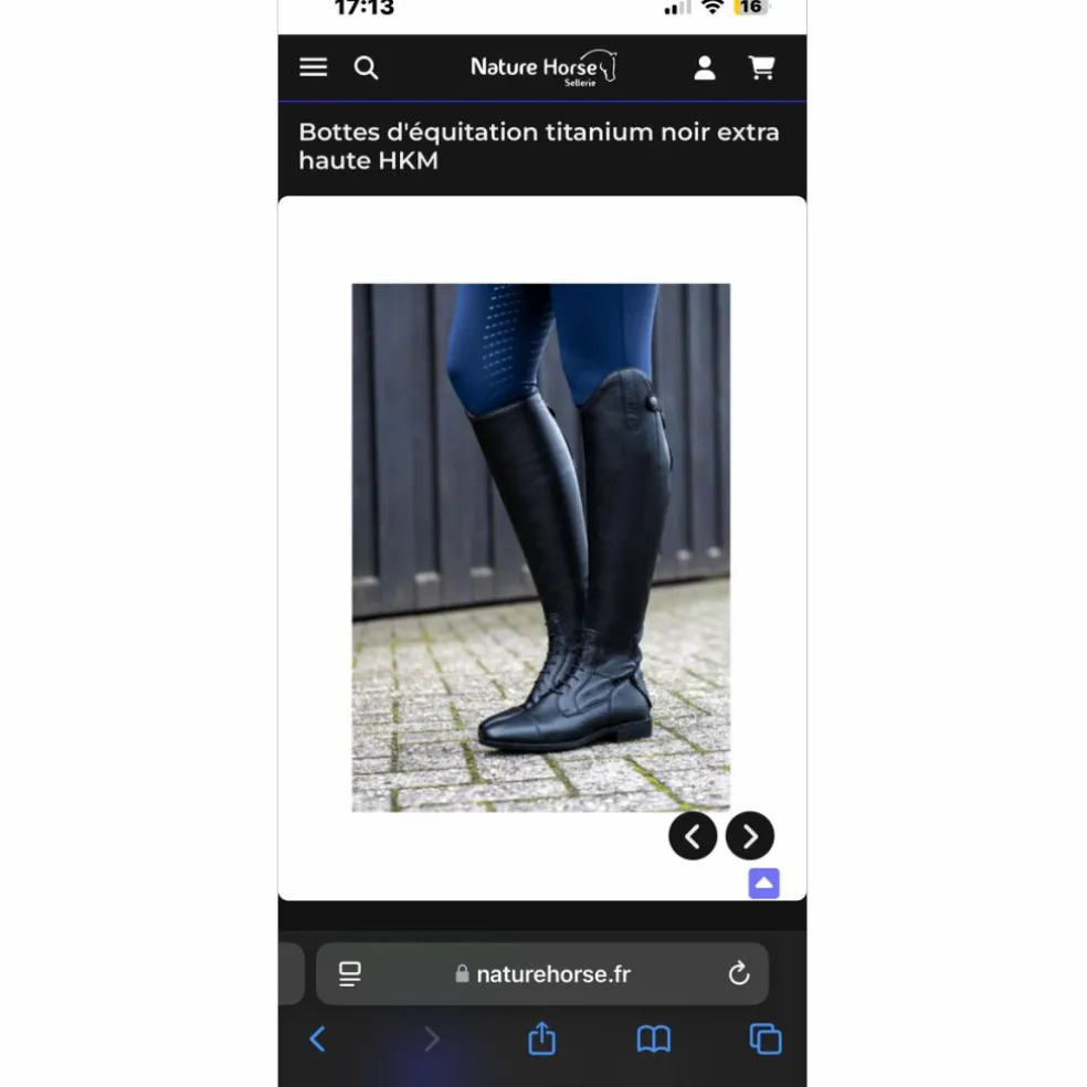 Bottes neuves HKM