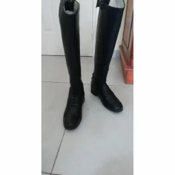 Bottes noires Félix Bühler 39 cuir