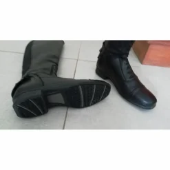 Bottes noires Félix Bühler 39 cuir