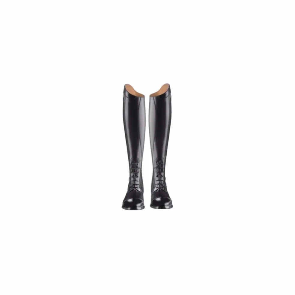Bottes équitation cuir noir à lacet, Orion by EG07 neuves