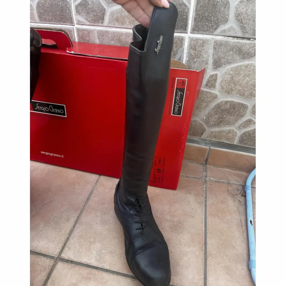 Bottes Sergio Grasso / Michel Robert taille 43 homme
