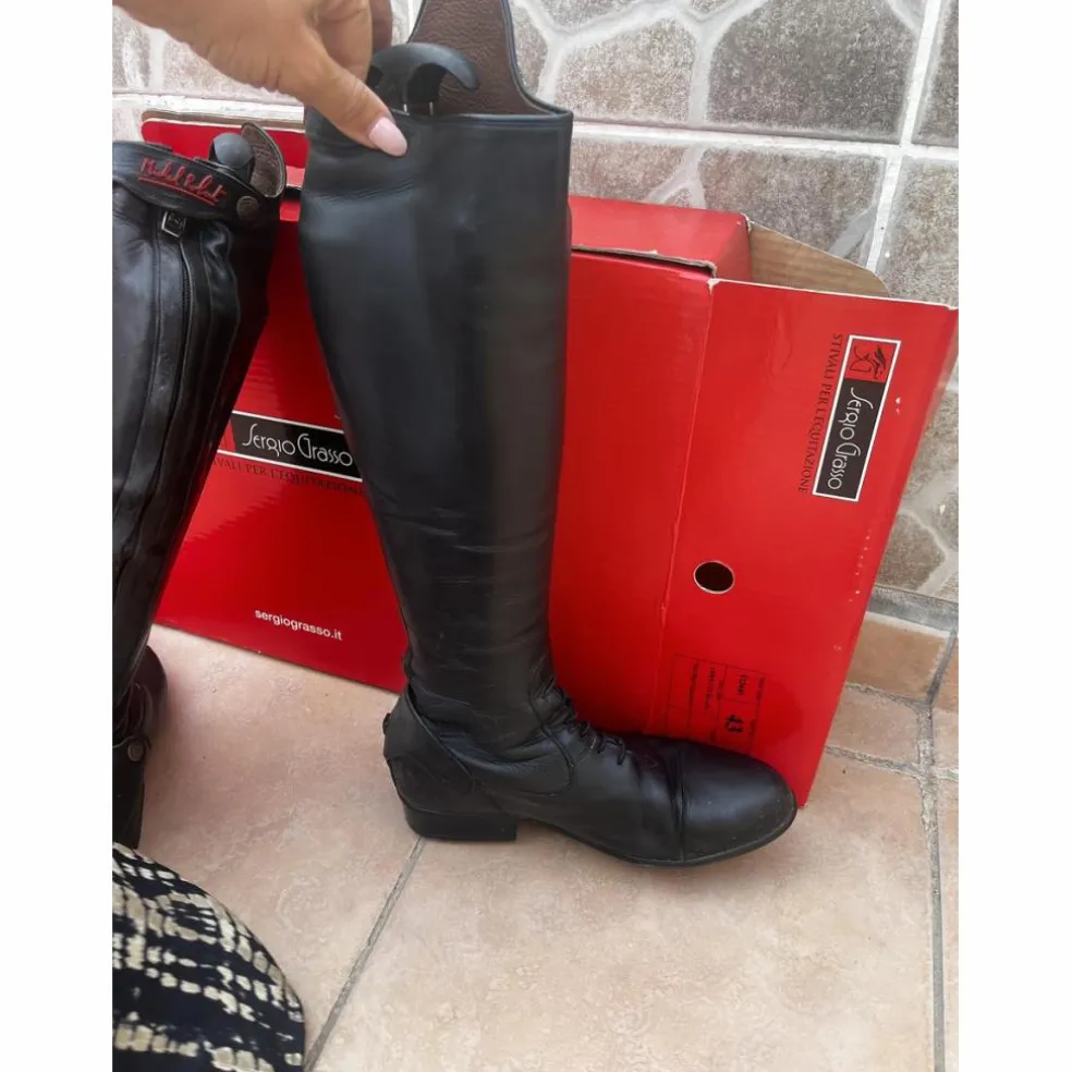 Bottes Sergio Grasso / Michel Robert taille 43 homme
