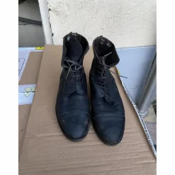 Bottines en cuir