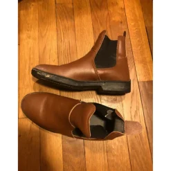 bottines+mini chaps camel