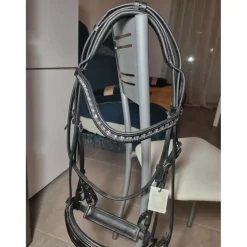 Bride/filet Imperial riding noir neuf taille Cheval